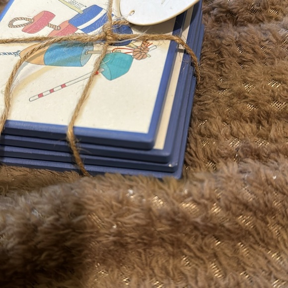 Sara fitz 4 ceramic coasters - Picture 4 of 7